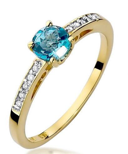 Bonore - Gold 585 - Topaz 0,5 ct ring