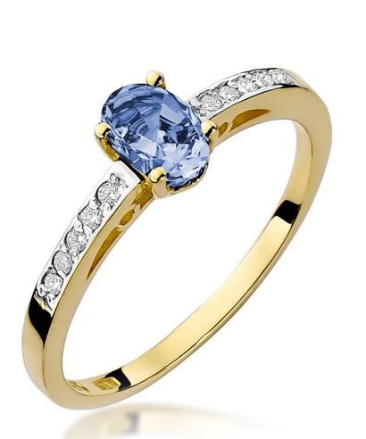 Bonore - Gold 585 - Tanzanite 0,4 ct ring