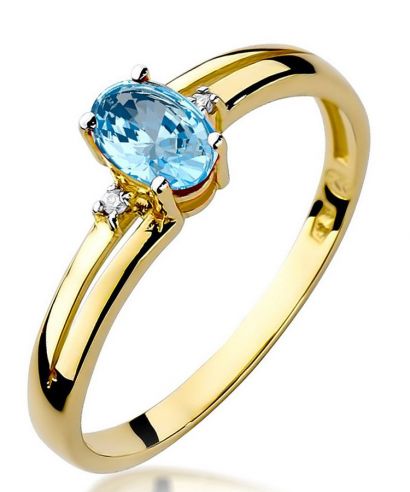 Bonore - Gold 585 - Topaz 0,5 ct ring
