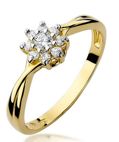 Bonore - Gold 585 - Diamond 0,1 ct ring