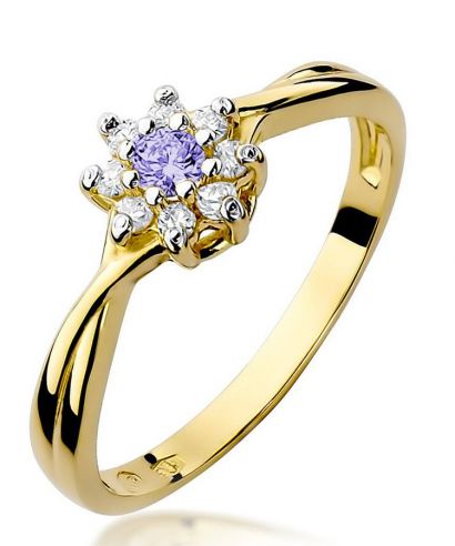 Bonore - Gold 585 - Tanzanite 0,1 ct ring