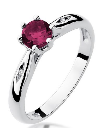 Bonore - White Gold 585 - Ruby 0,6 ct ring