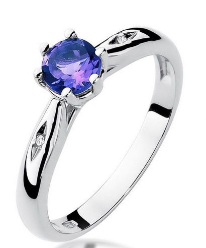 Bonore - White Gold 585 - Tanzanite 0,5 ct ring