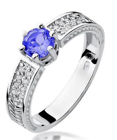 Bonore - White Gold 585 - Tanzanite 0,5 ct ring