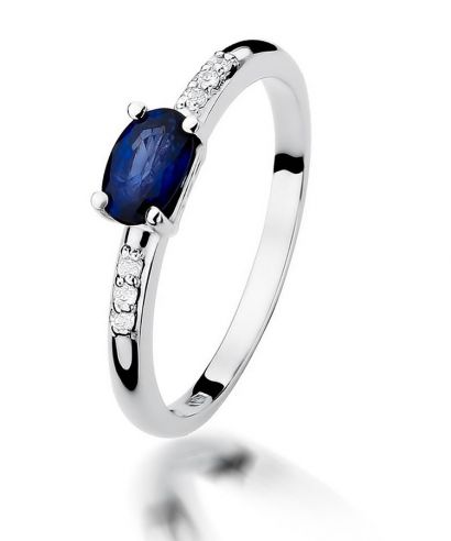 Bonore - White Gold 585 - Sapphire 0,7 ct ring