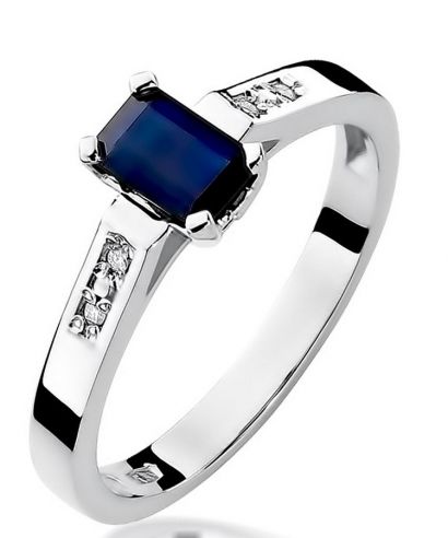 Bonore - White Gold 585 - Sapphire 0,6 ct ring