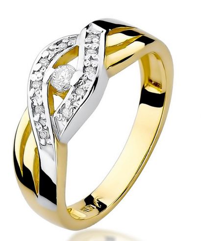 Bonore - Gold 585 - Diamond 0,05 ct ring