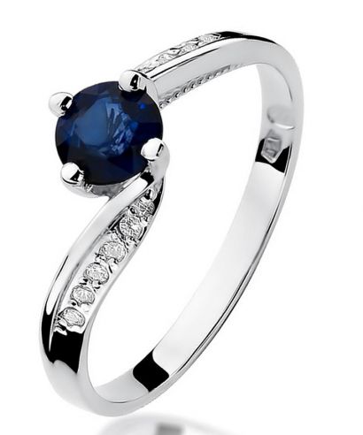Bonore - White Gold 585 - Sapphire 0,5 ct ring