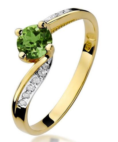 Bonore - Gold 585 - Olivine 0,6 ct ring