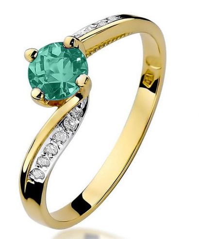 Bonore - Gold 585 - Emerald 0,5 ct ring