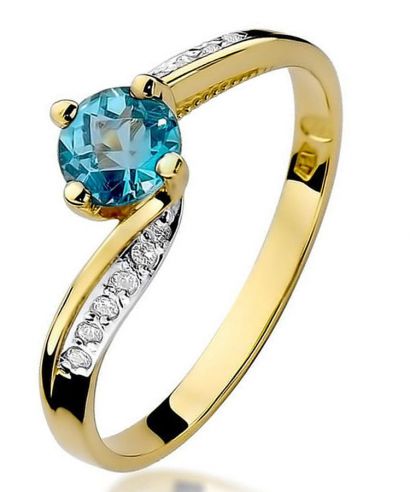 Bonore - Gold 585 - Topaz 0,5 ct ring