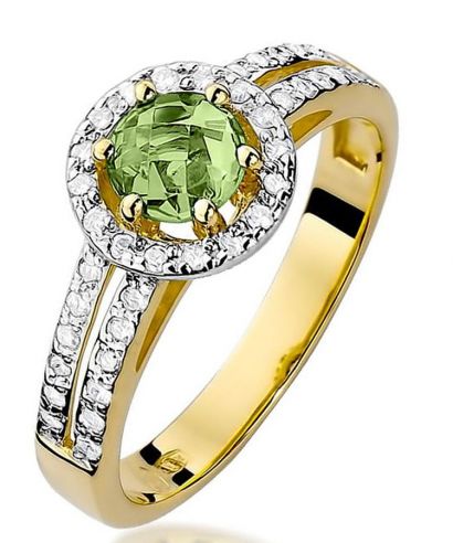 Bonore - Gold 585 - Olivine 0,6 ct ring