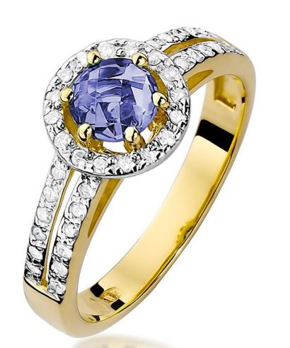Bonore - Gold 585 - Tanzanite 0,5 ct ring