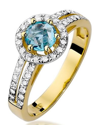 Bonore - Gold 585 - Topaz 0,5 ct ring