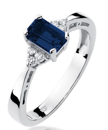 Bonore - White Gold 585 - Sapphire 0,6 ct ring