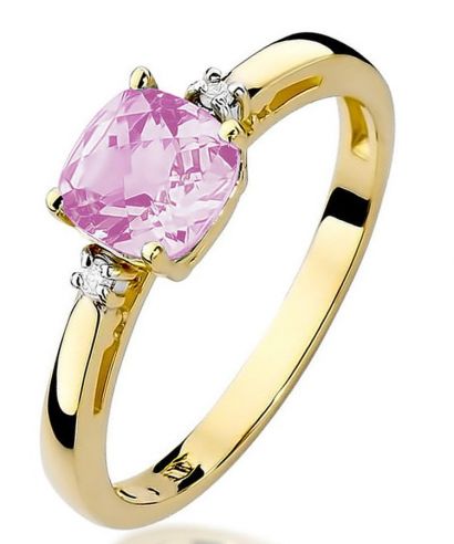 Bonore - Gold 585 - Pink Topaz 1,1 ct ring