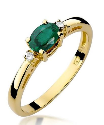 Bonore - Gold 585 - Emerald 0,4 ct ring