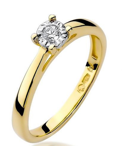 Bonore - Gold 585 - Diamond 0,08 ct ring
