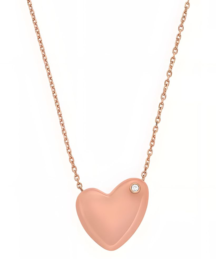 Skagen Sea Glass Pink Pendant necklace