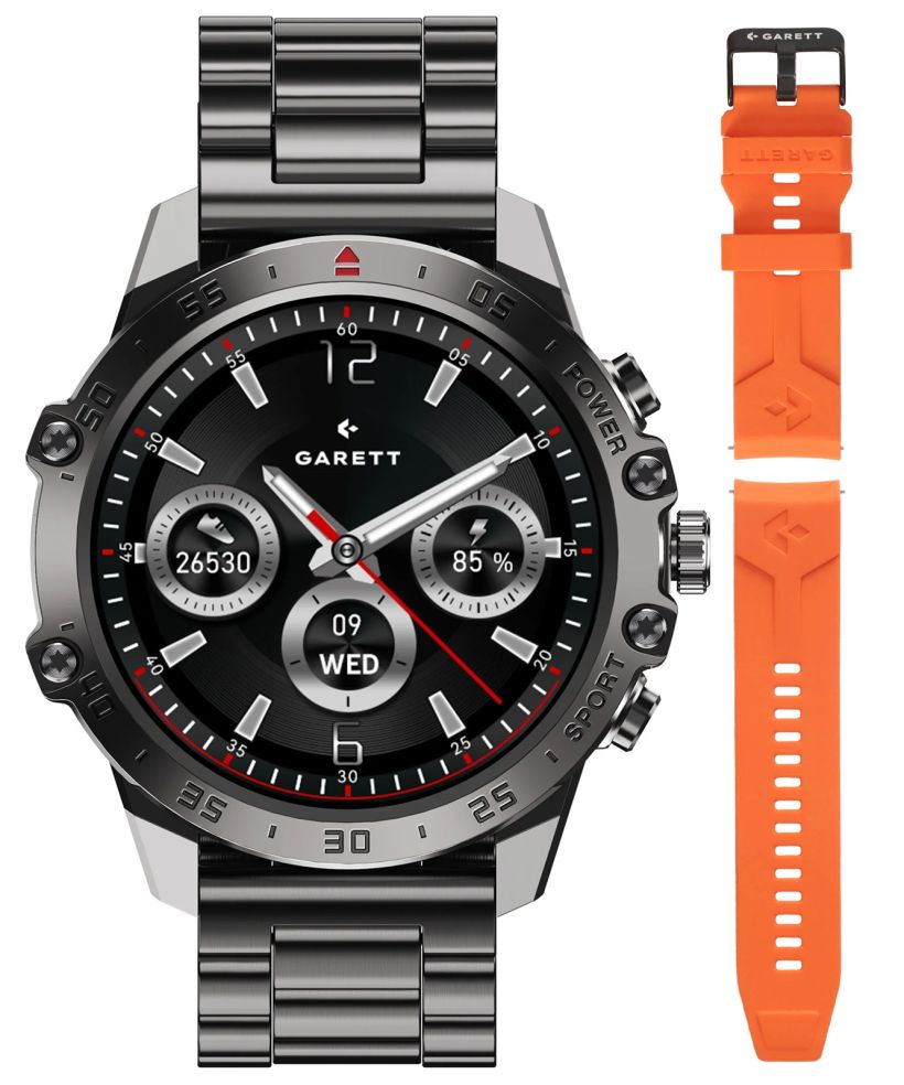 Garett V14 Black SET gents smartwatch