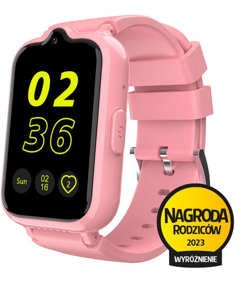 Manta Junior Joy 4G Różowy kids smartwatch