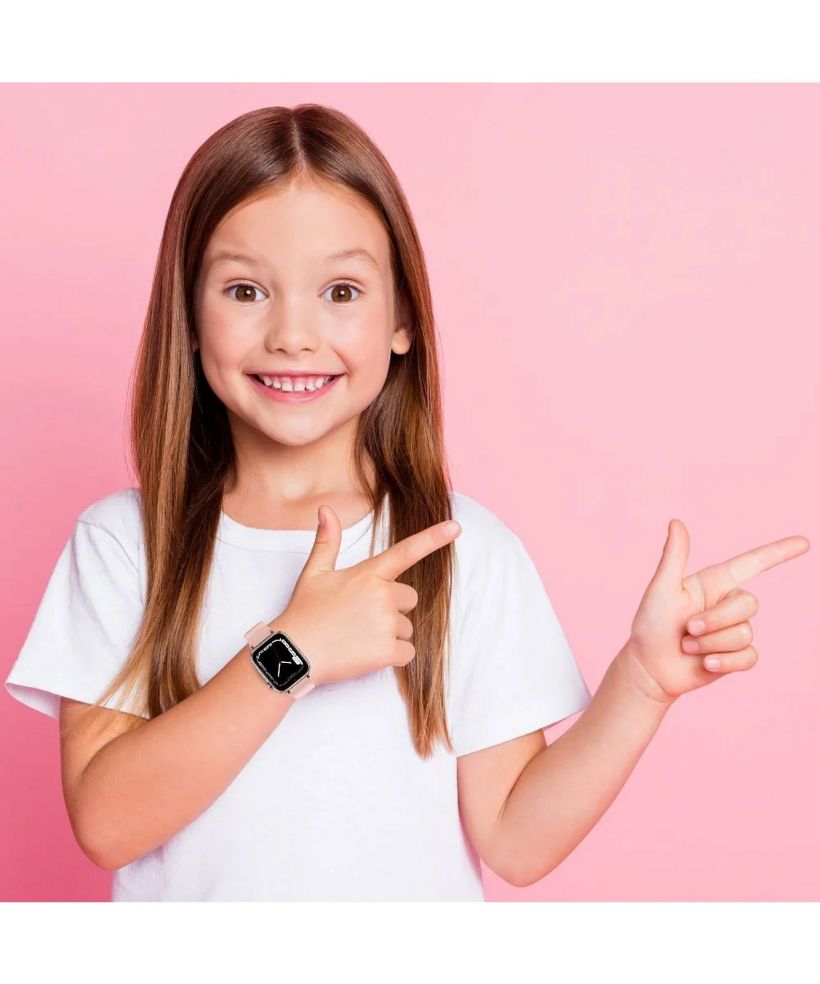 Manta Junior Joy 4G Różowy kids smartwatch