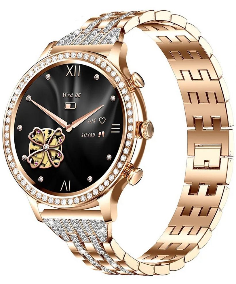Manta Diamond Lusso Gold SET ladies smartwatch