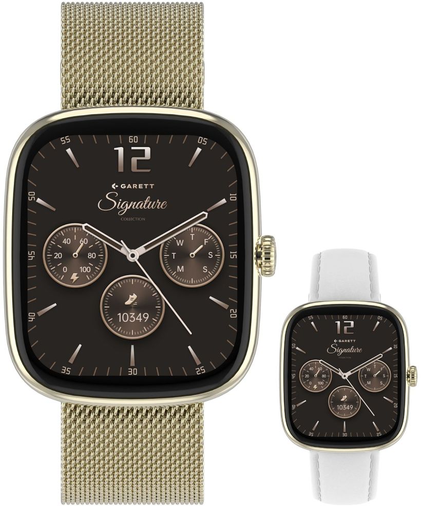 Garett Signature Flow Gold Mesh SET ladies smartwatch