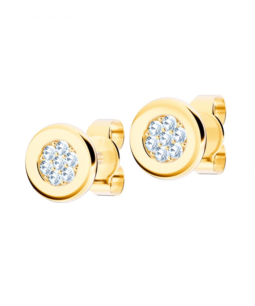 Bonore - Gold 585 - Cubic Zirconia earrings