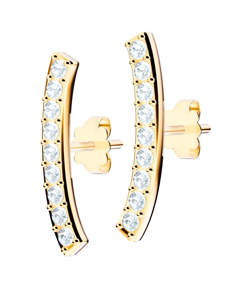 Bonore - Gold 585 - Cubic Zirconia earrings