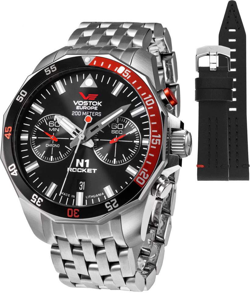Vostok Europe Rocket N-1 Chrono Limited Edition + strap Vostok gents watch