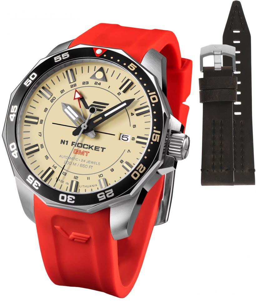 Vostok Europe Rocket N-1 Automatic GMT Limited Edition + strap Vostok gents watch