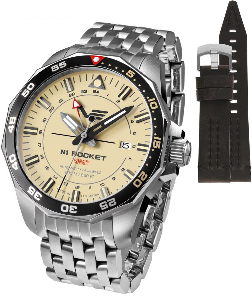 Vostok Europe Rocket N-1 Automatic GMT Limited Edition + strap Vostok gents watch