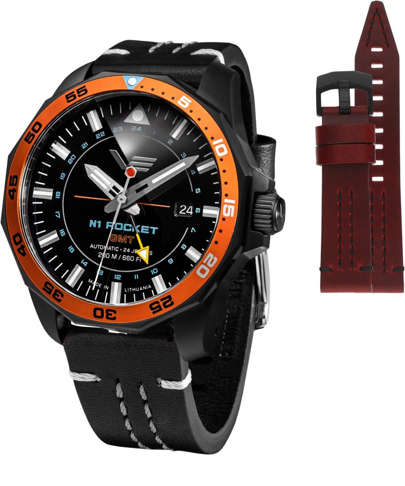 Vostok Europe Rocket N-1 Automatic GMT Limited Edition + strap Vostok gents watch