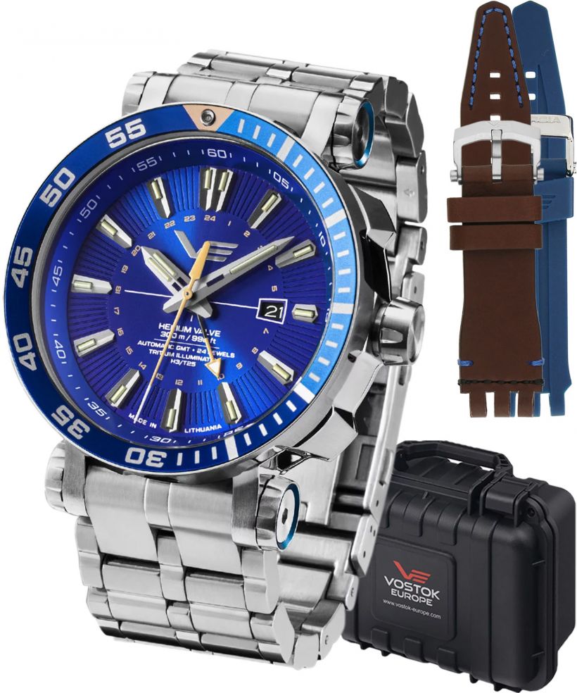 Vostok Europe Energia GMT Limited Edition + 2 straps Vostok gents watch