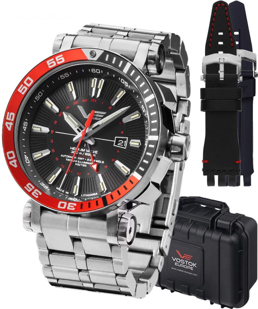 Vostok Europe Energia GMT Limited Edition + 2 straps Vostok gents watch