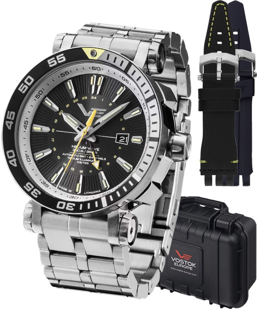 Vostok Europe Energia GMT Limited Edition + 2 straps Vostok gents watch