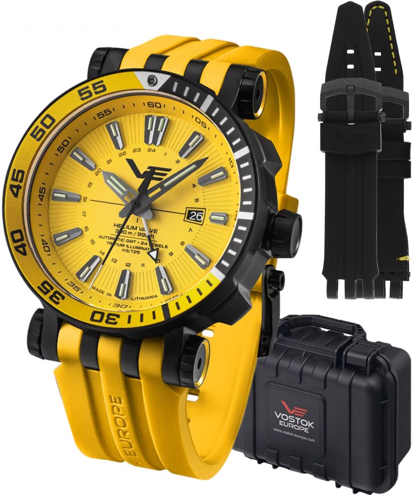 Vostok Europe Energia GMT Limited Edition + 2 straps Vostok gents watch