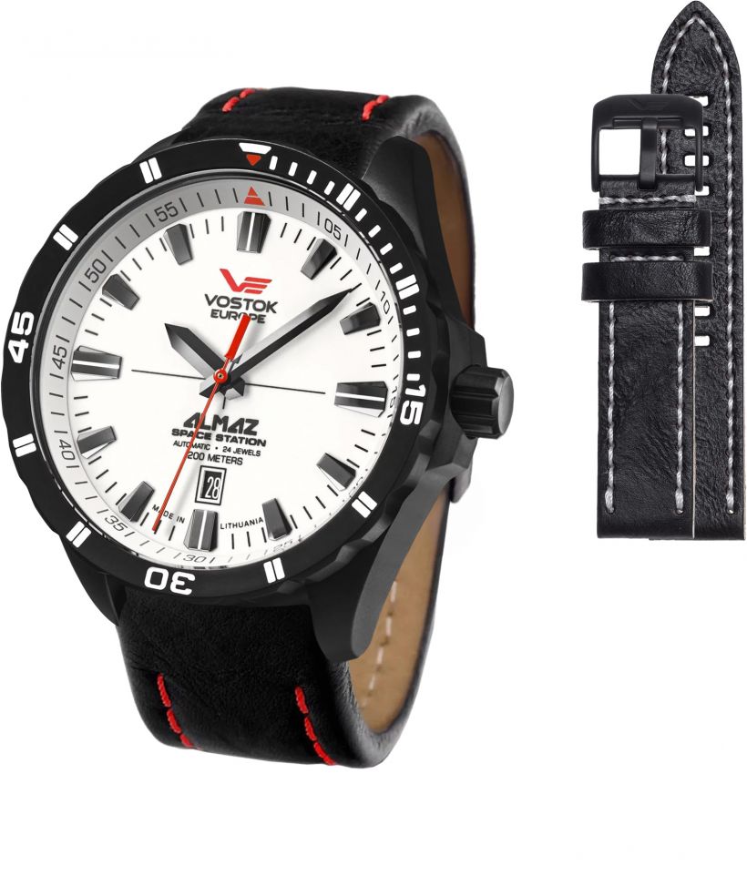 Vostok Europe Almaz Space Station Limited Edition + strap Vostok gents watch