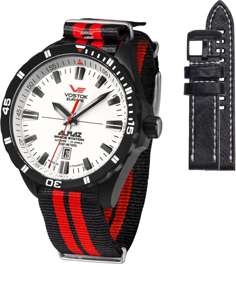 Vostok Europe Almaz Space Station Limited Edition + strap Vostok gents watch