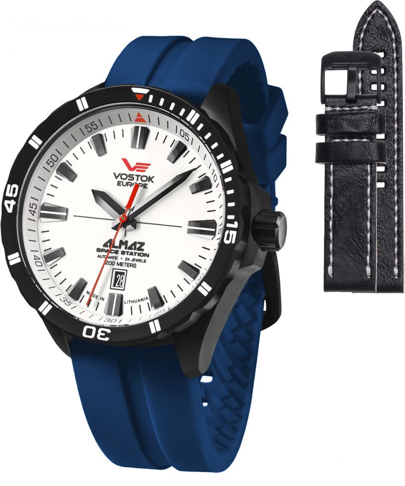 Vostok Europe Almaz Space Station Limited Edition + strap Vostok gents watch