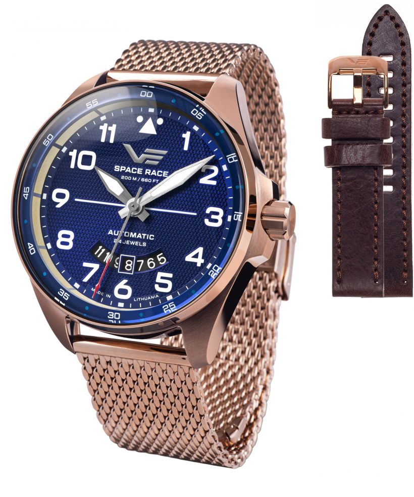 Vostok Europe Space Race Automatic Limited Edition + Vostok strap gents watch