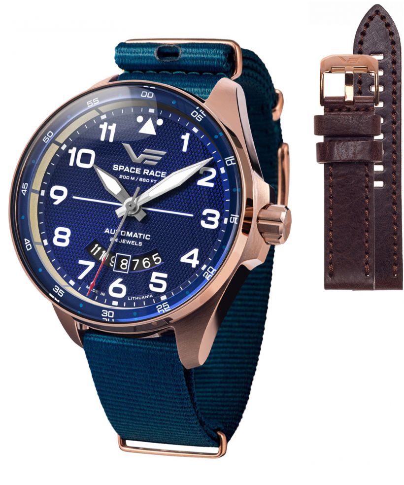 Vostok Europe Space Race Automatic Limited Edition + Vostok strap gents watch
