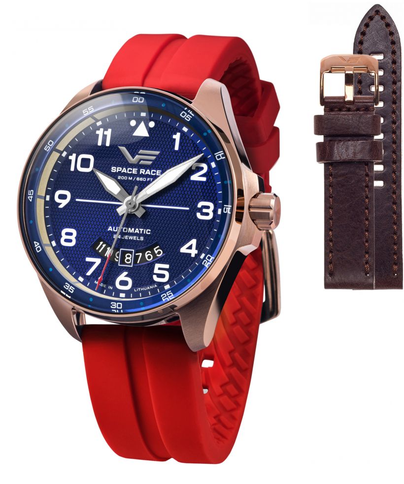 Vostok Europe Space Race Automatic Limited Edition + Vostok strap gents watch