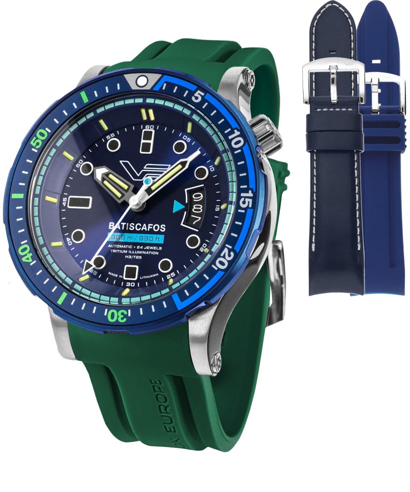 Vostok Europe Batiscafos SET + 2 Vostok straps gents watch