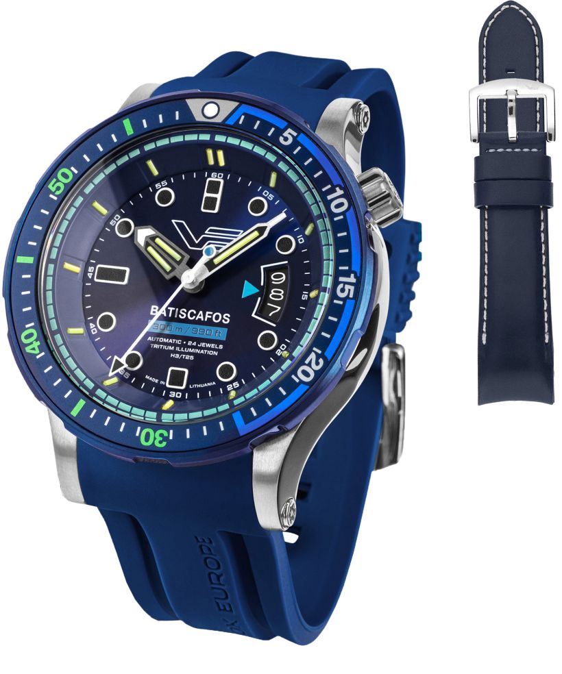 Vostok Europe Batiscafos SET + Vostok strap gents watch