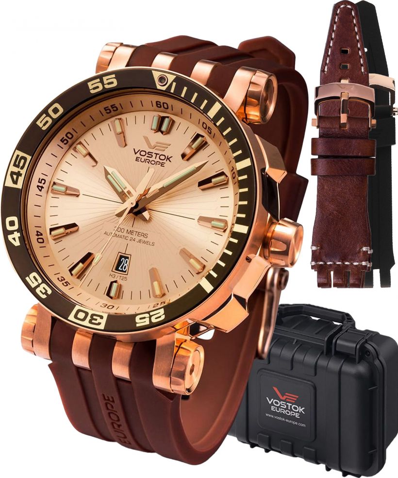 Vostok Europe Energia Rocket Automatic Limited Edition + 2 straps Vostok gents watch