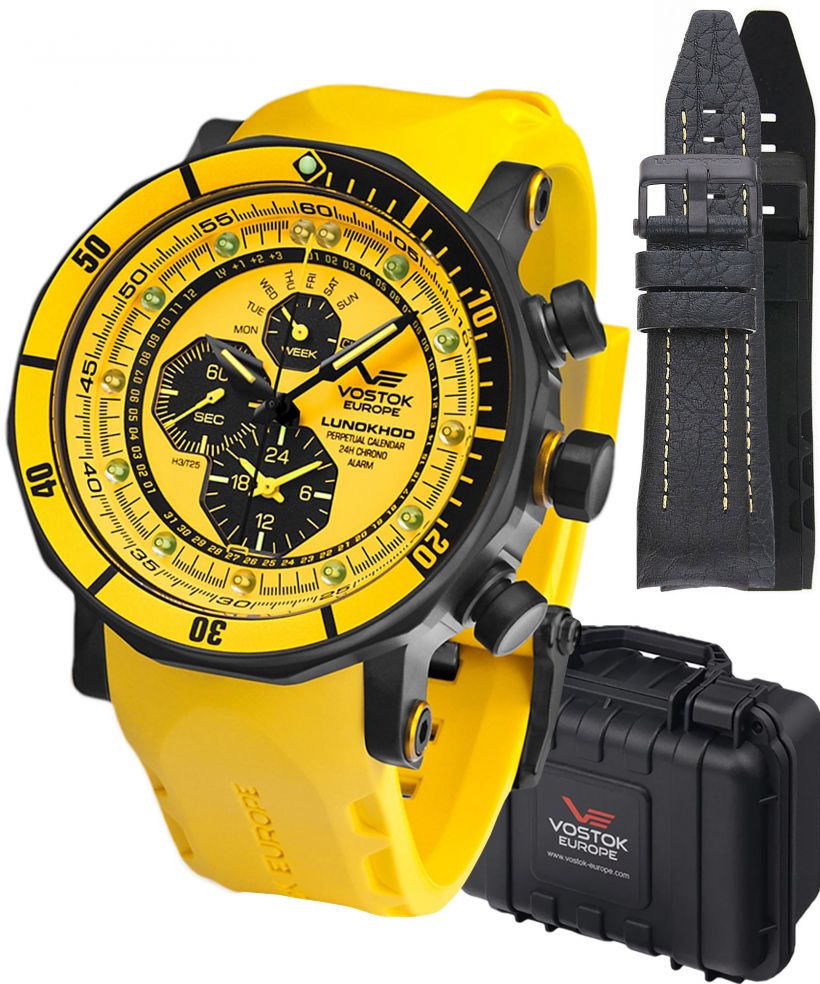 Vostok Europe Lunokhod-2 Limited Edition + 2 straps Vostok gents watch