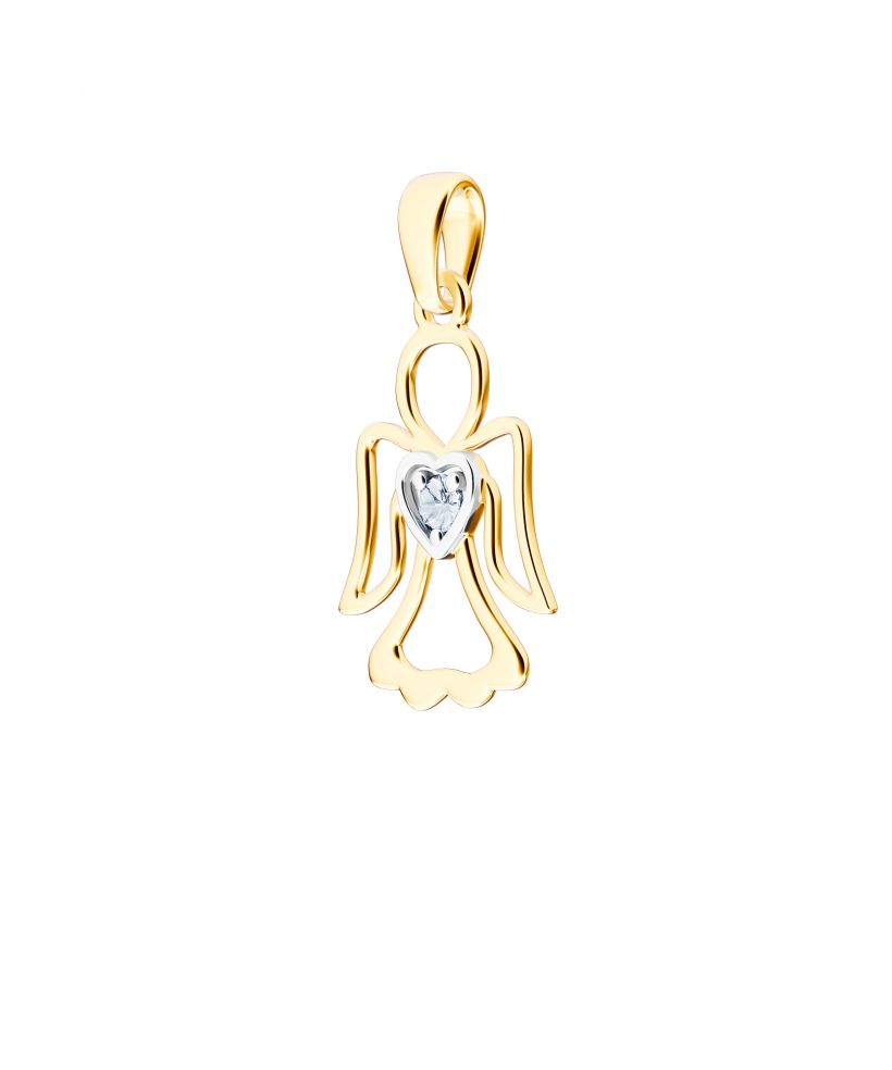 Bonore - Gold 585 - Cubic Zirconia pendant