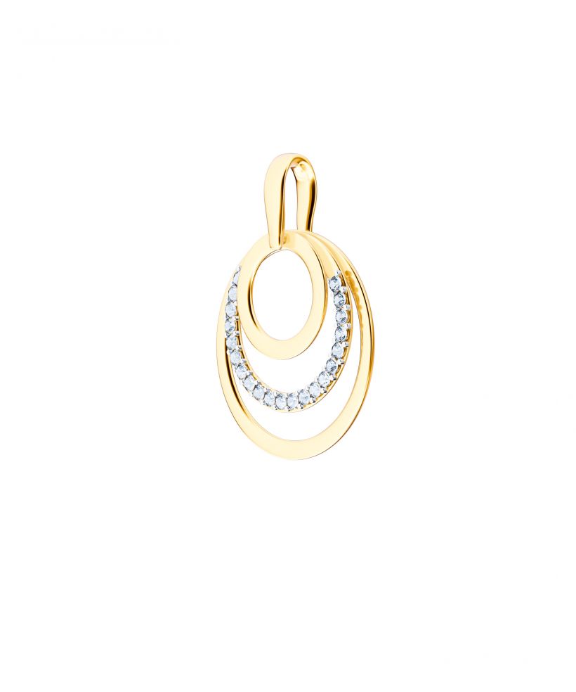 Bonore - Gold 585 - Cubic Zirconia pendant